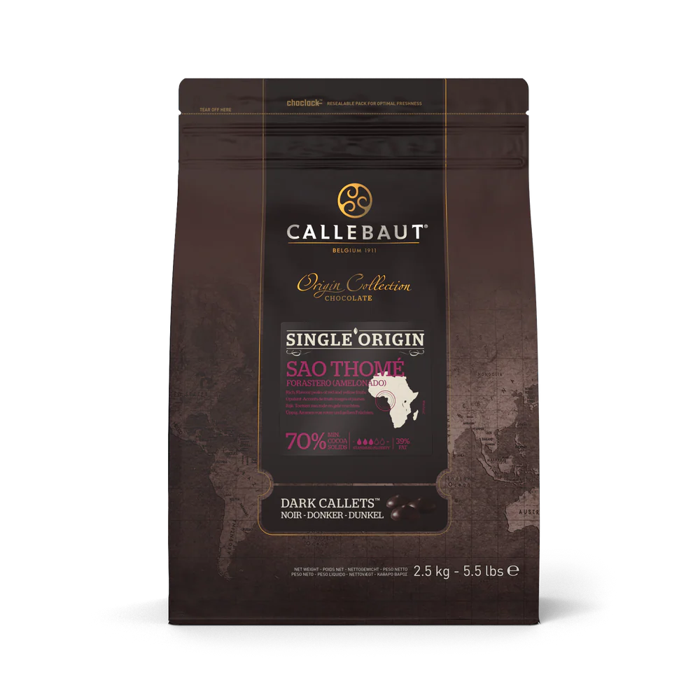 Dark Chocolate Callets: Single Origin Sao Thome