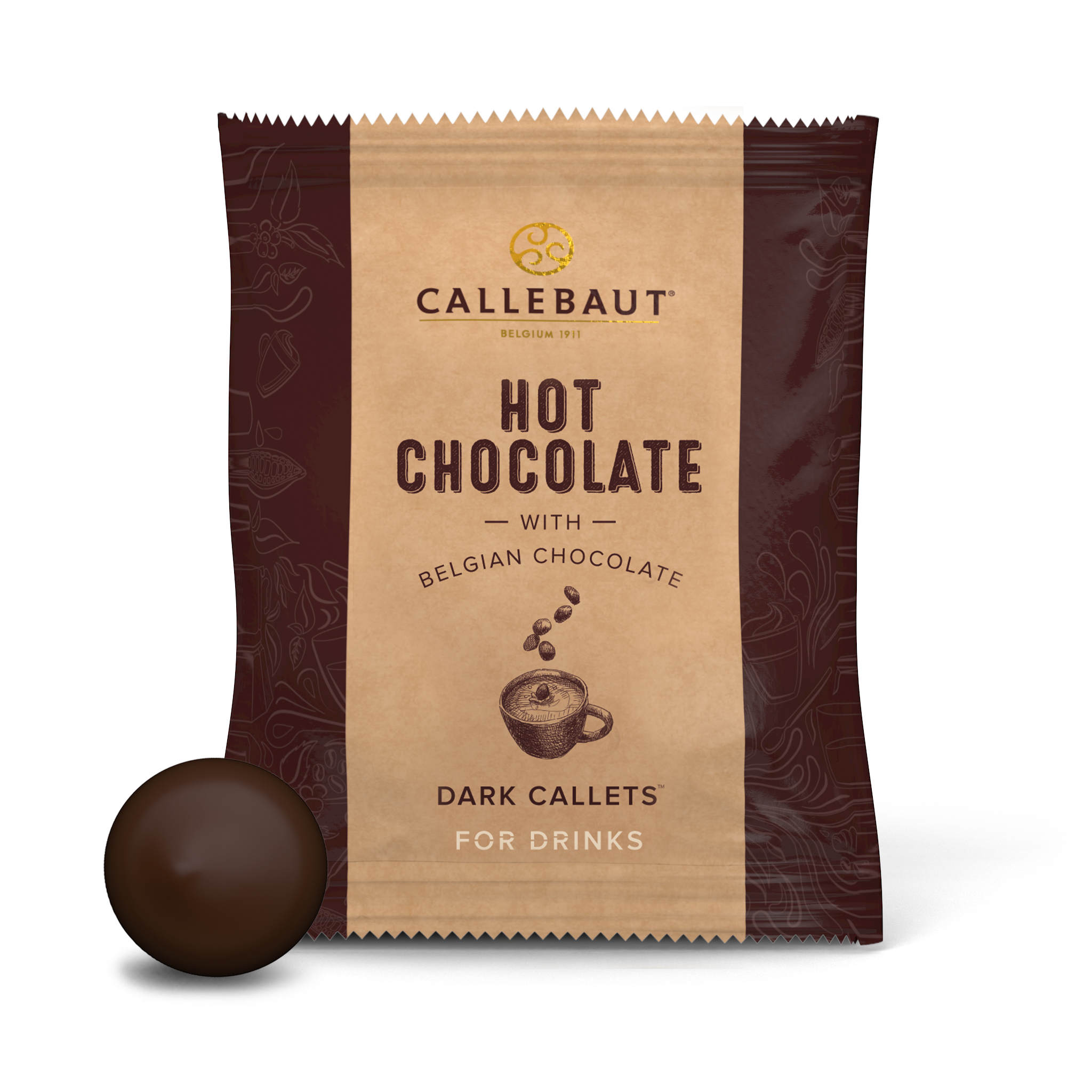 Hot Chocolate - Recipe 811 Dark Callets (875g), , large