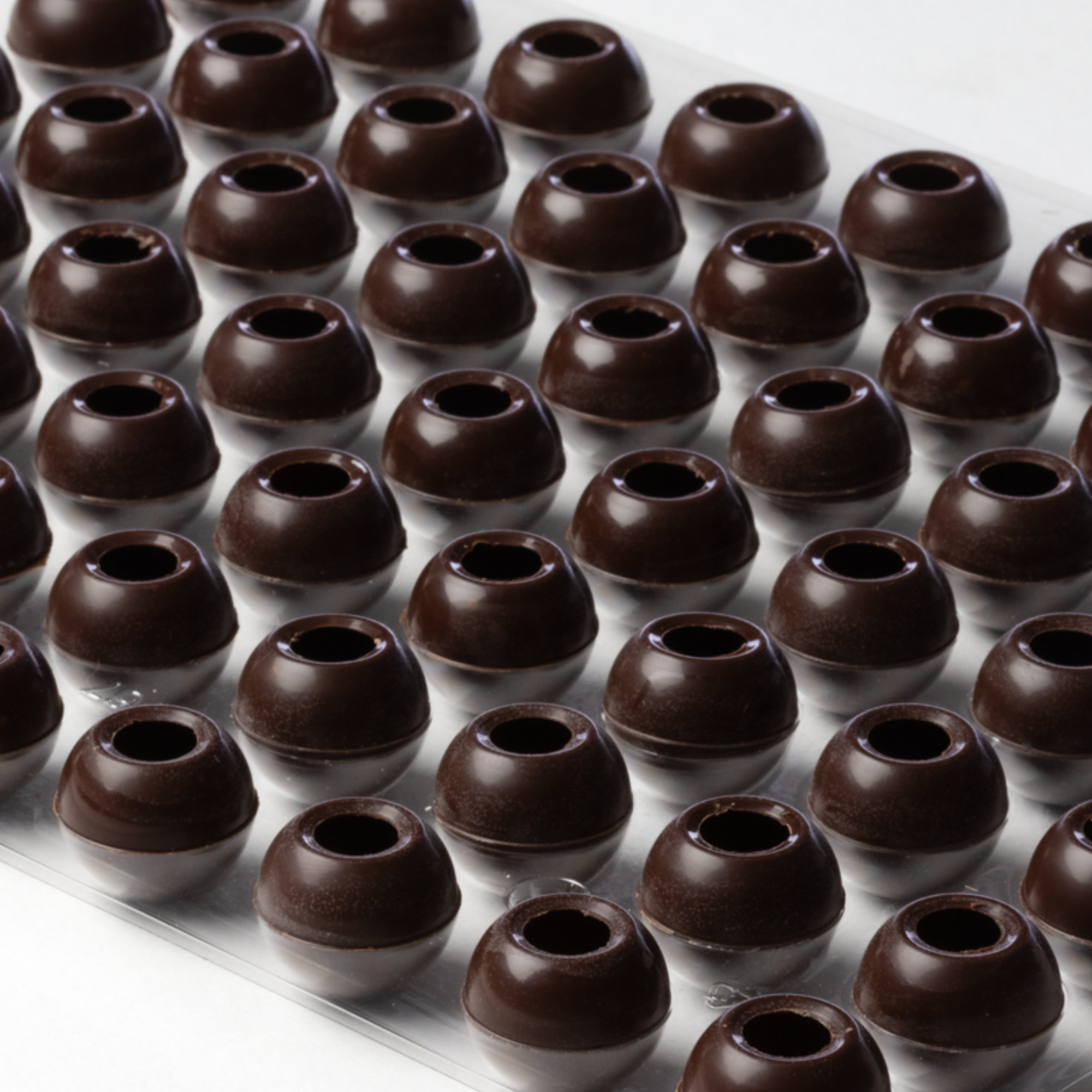 Dark Chocolate Truffle Shells, , large