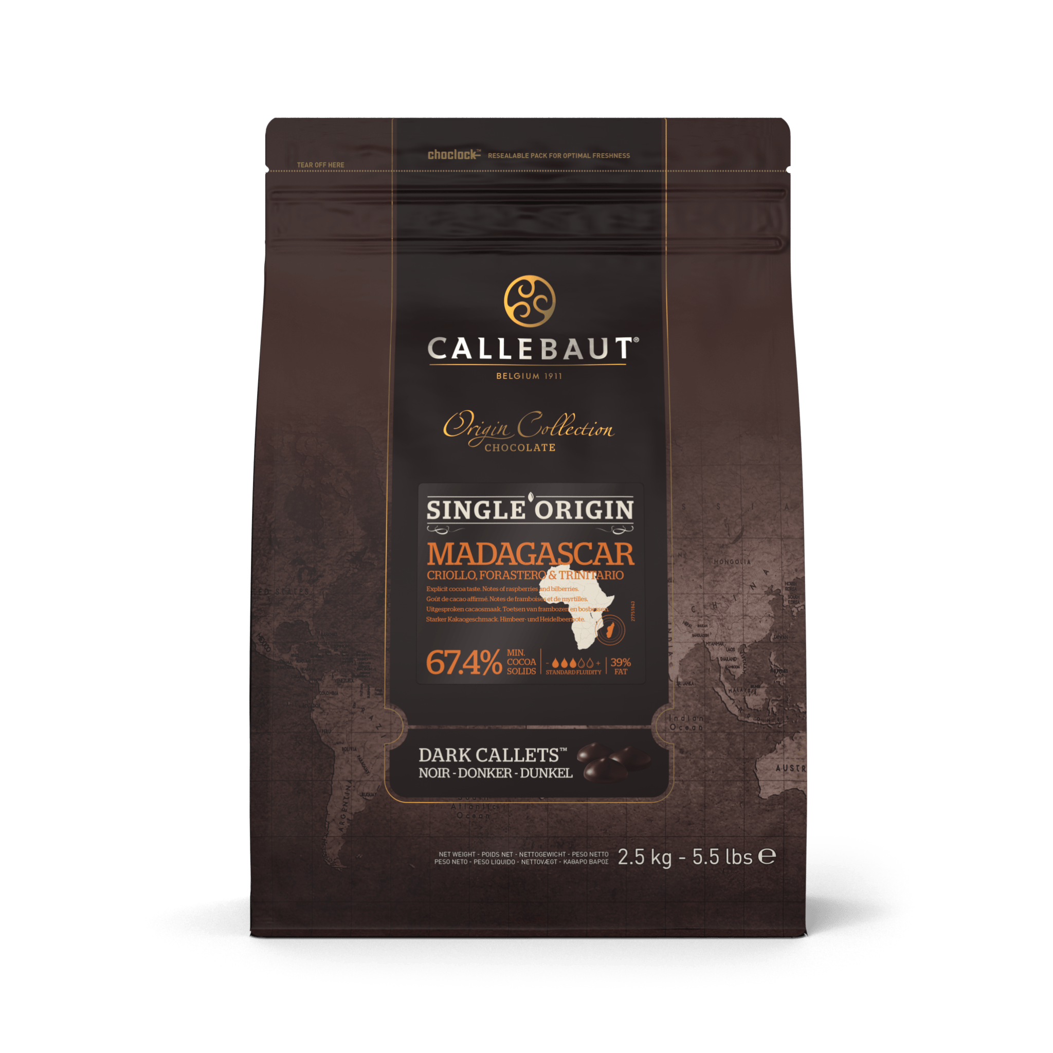 Dark Chocolate Callets: Single Origin Madagascar